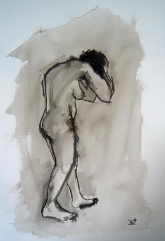 Tormented, 2011 (ink on paper)