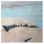 Wind and Flow, 2010 (mixed media on paper)