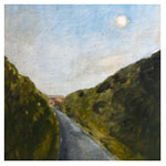 Collach Moon Rising, 2016 (oil on canvas on board)